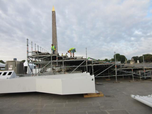 Installation de scènes par PLK Spectacles près de Caen et à Paris